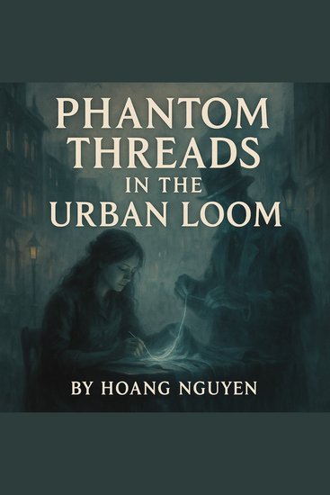 Phantom Threads in the Urban Loom: A Weaver's Spectral Stitch with the Ghost Tailor in the Fogbound Garment District - Stitched in Ethereal Fibers and Tailored Phantoms a Stitch That Weaves the District from the Fray of Spectral Fashions - cover