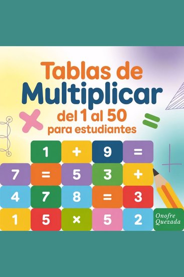 Tablas de multiplicar del 1 al 50 para Estudiantes - cover