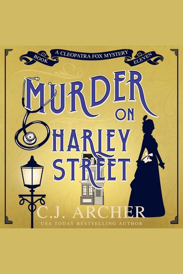 Murder on Harley Street - Cleopatra Fox Mysteries book 11 - cover