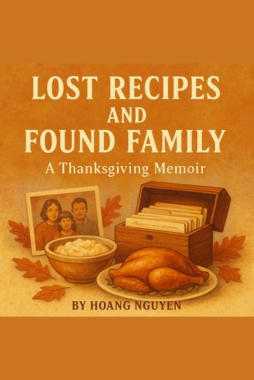 Lost Recipes and Found Family: A Thanksgiving Memoir - A Journey Through Food Memory and the Ties That Bind - cover
