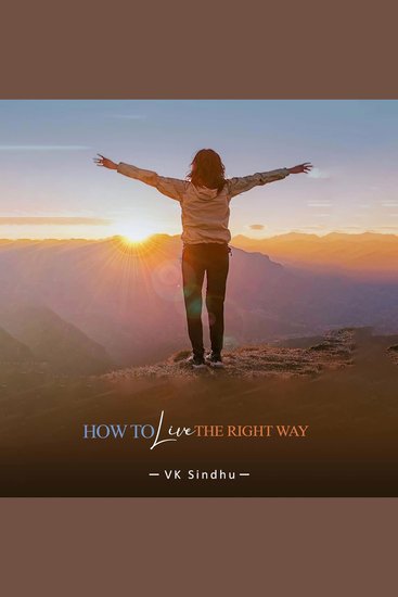 How to Live the Right Way - cover