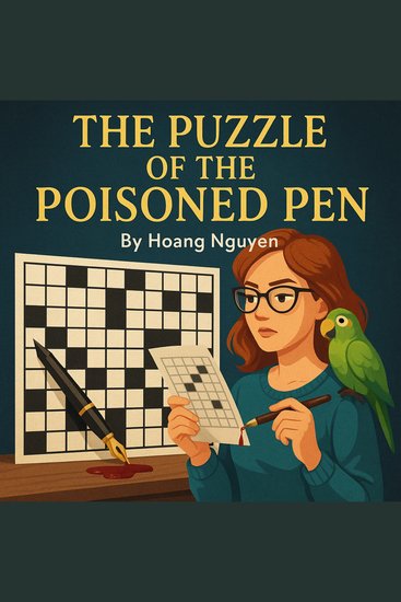 Puzzle of the Poisoned Pen The: A Cozy Mystery of Crossword Creators and Cunning Clues - Some crosswords are tricky This one is deadly - cover