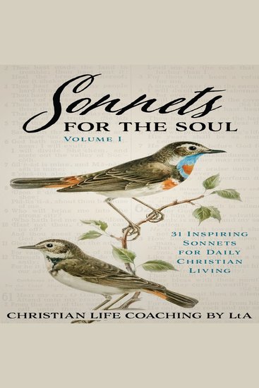 Sonnets For the Soul - 31 Inspiring Sonnets for Daily Christian Living Volume I - cover