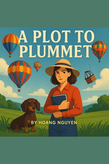 Plot to Plummet A: A Cozy Mystery of Hot Air Balloons and a Grounded Pilot - The only thing sinking faster than a balloon is your alibi - cover