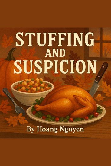 Stuffing and Suspicion: A Cozy Thanksgiving Mystery - This holiday everyone has something to hide - cover