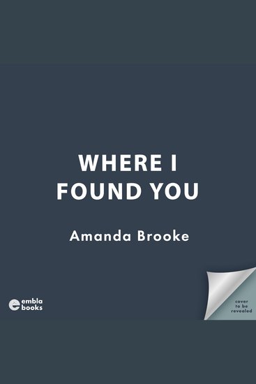 Where I Found You - cover