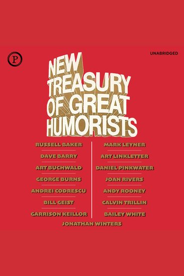 New Treasury of Great Humorists - cover