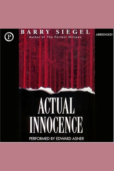 Actual Innocence - cover