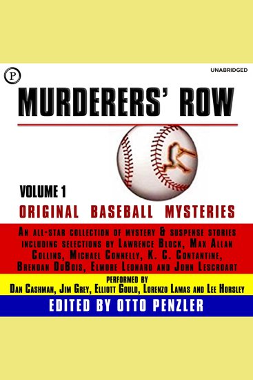 Murderers' Row - Original Baseball Mysteries: Volume 1 - cover