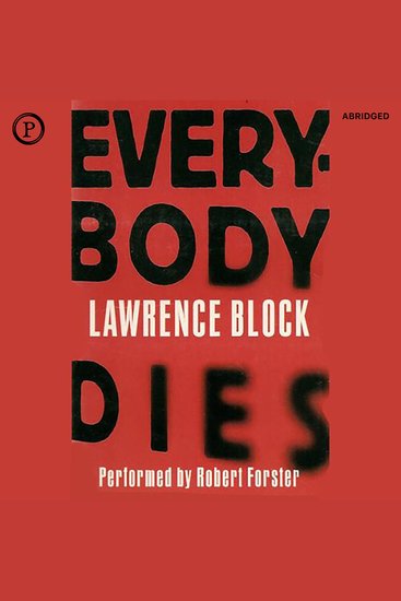 Everybody Dies - A Matthew Scudder Mystery - cover
