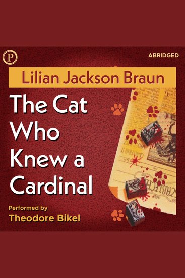 The Cat Who Knew a Cardinal - cover