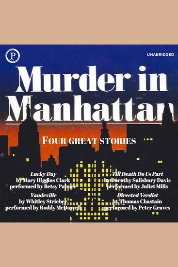 Murder in Manhattan - Four Great Stories - cover