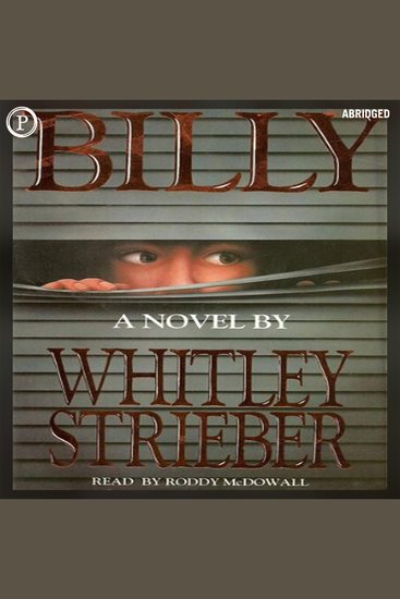 Billy - A Novel - cover