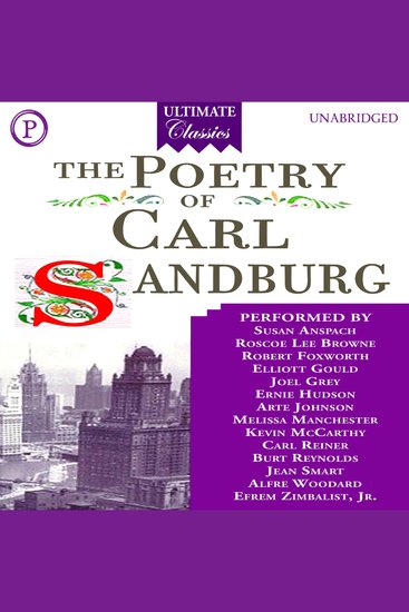 The Poetry of Carl Sandburg - cover