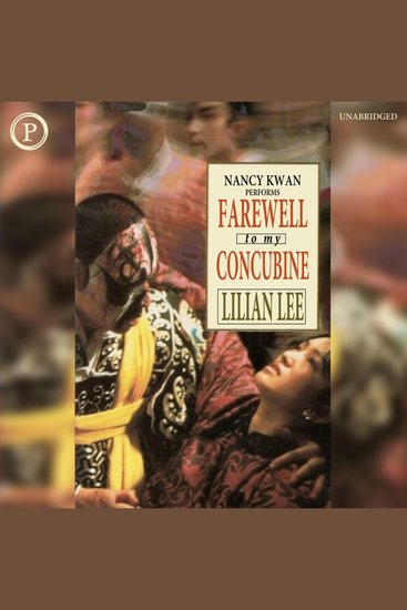 Farewell to My Concubine - cover