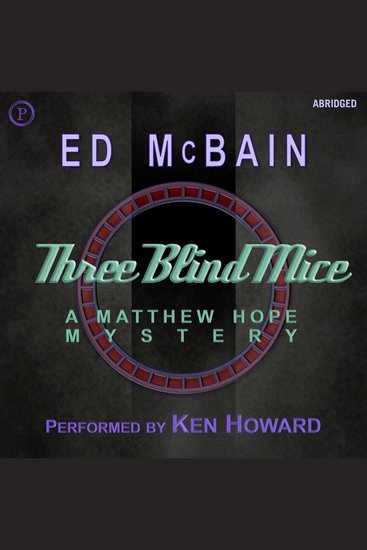 Three Blind Mice - cover