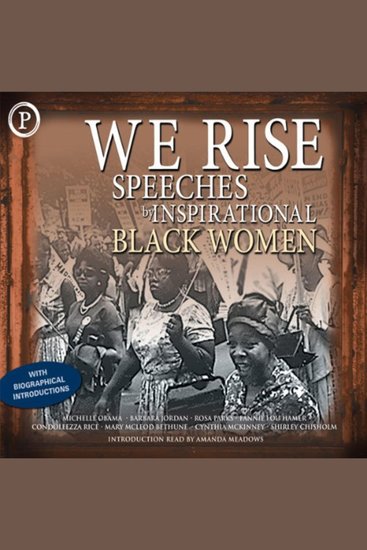 We Rise - Speeches by Inspirational Black Women - cover