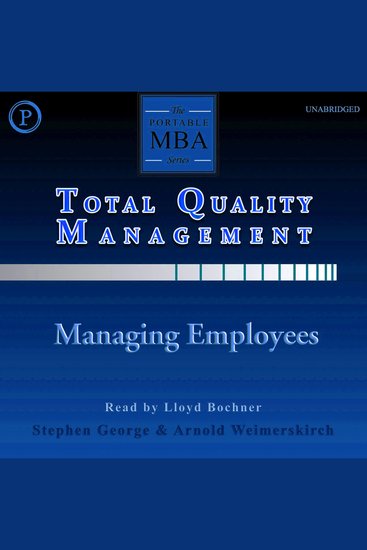 Total Quality Management - Managing Employees - cover
