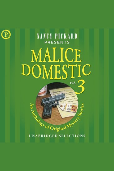 Malice Domestic 3 - An Anthology of Original Mystery Stories - cover