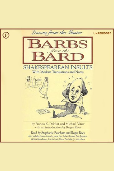 Barbs from the Bard - Shakespearean Insults with Modern Translations and Notes - cover