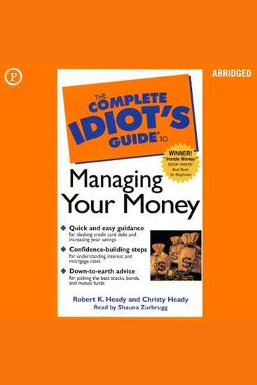 The Complete Idiot's Guide to Managing Your Money - cover