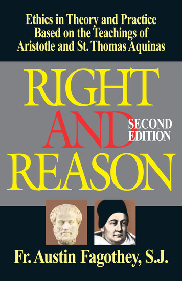 Right and Reason: Ethics in Theory and Practice - cover