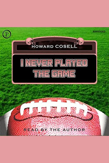 I Never Played the Game - cover