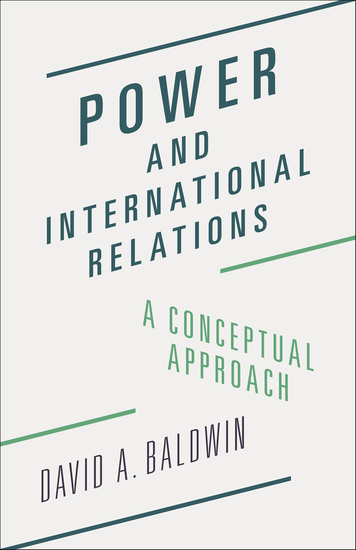 Power and International Relations - A Conceptual Approach - cover