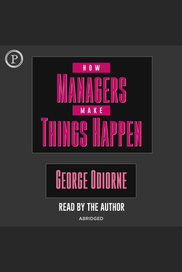 How Managers Make Things Happen - cover