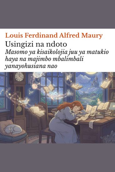 Usingizi na ndoto - Masomo ya kisaikolojia juu ya matukio haya na majimbo mbalimbali yanayohusiana nao - cover