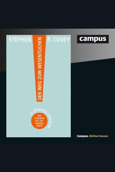 Der Weg zum Wesentlichen - Der Klassiker des Zeitmanagements - cover