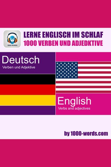 Lerne Englisch im Schlaf – 1000 Verben und Adjektive - cover