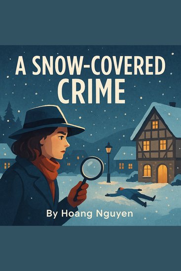 Snow-Covered Crime A: A Cozy Mystery of Winter Nights and Frozen Truths - In this sleepy town the snow isn't the only thing that's hiding secrets - cover