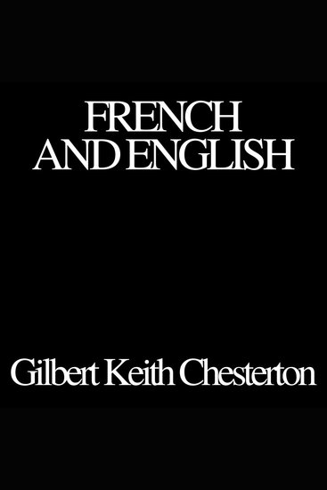French and English - cover