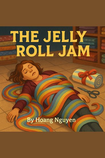 Jelly Roll Jam The: A Cozy Mystery of Rolled-Up Riddles and a Striped Scheme - Some rolls unravel more than just fabric - cover
