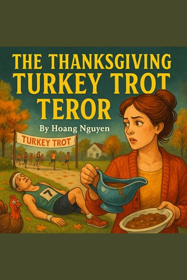 Thanksgiving Turkey Trot Terror The: A Cozy Mystery of a Fatal Footrace and Giblet Gravy - Some finish lines are deadlier than others - cover