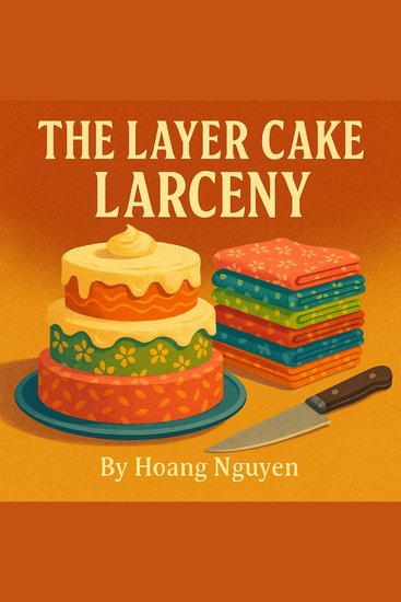 Layer Cake Larceny The: A Cozy Mystery of Stacked Suspicious and a Tiered Trick - Some layers hide more than just pretty patterns - cover