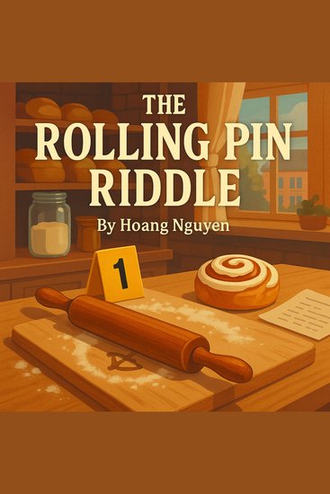 Rolling Pin Riddle The: A Cozy Mystery of Floured Facts and a Kneaded Narrative - Some doughs rise and some stories get punched down - cover
