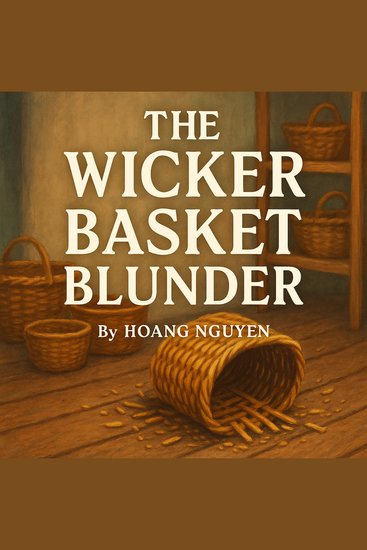 Wicker Basket Blunder The: A Cozy Mystery of Woven Lies and a Broken Base - Some baskets carry more than just picnic supplies - cover