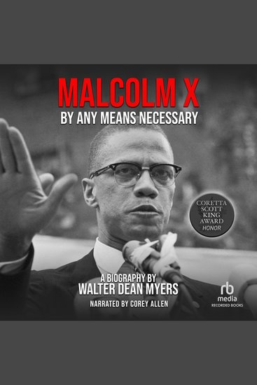Malcolm X - By Any Means Necessary - cover