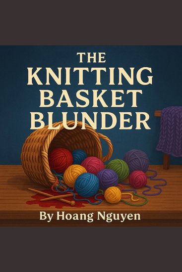 Knitting Basket Blunder The: A Cozy Mystery of Unraveled Clues and a Dropped Stitch Deceit - Some mistakes can be fixed others are fatal - cover
