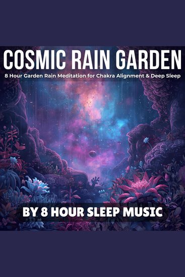 Cosmic Rain Garden: 8 Hour Garden Rain Meditation for Chakra Alignment & Deep Sleep - cover