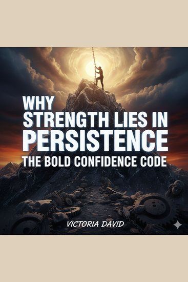 Why Strength Lies in Persistence - The Bold Confidence Code - cover