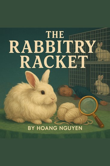 Rabbitry Racket The: A Cozy Mystery of Fluffy Fibs and a Hare-Raising Heist - Some rabbits are bred for their fiber others for their secrets - cover