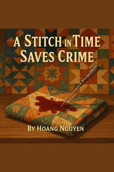 Stitch in Time Saves Crime A: A Cozy Mystery of Quilters and Killer Patterns - Some patterns are to die for - cover