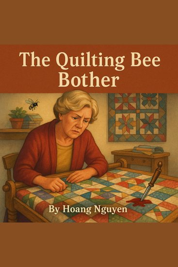 Quilting Bee Bother The: A Cozy Mystery of Patched Perils and a Basted Blunder - Some stitches hold secrets tighter than others - cover