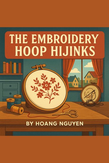 Embroidery Hoop Hijinks The: A Cozy Mystery of Stitched Secrets and a Crossed-Thread Culprit - Some threads cross for a reason others for revenge - cover