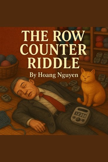 Row Counter Riddle The: A Cozy Mystery of Numbered Nuisances and a Counted Catastrophe - Some counts don't add up especially when they're deadly - cover