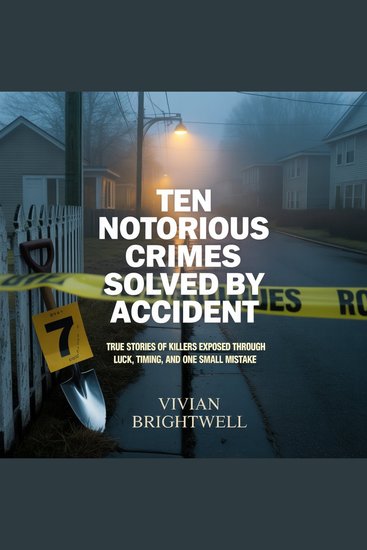 Ten Notorious Crimes Solved by Accident - True stories of killers exposed through luck timing and one small mistake - cover