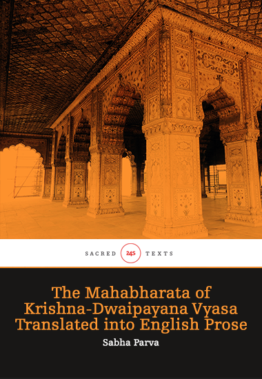 The Mahabharata of Krishna-Dwaipayana Vyasa Translated into English Prose - Sabha Parva - cover